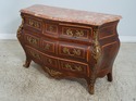 62013EC: French Inlaid Louis XV Style Marble Top C