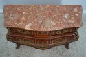 62013EC: French Inlaid Louis XV Style Marble Top C