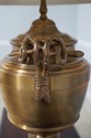 LF61998: Heavy Solid Brass Urn Large Table Lamp