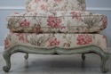 70583: Pair Louis XV Style Upholstered Paint Decor
