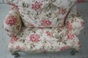 70583: Pair Louis XV Style Upholstered Paint Decor
