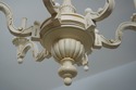 F70567: Italian Style Painted Finish Arm Chandelie