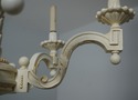 F70567: Italian Style Painted Finish Arm Chandelie