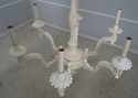 F70567: Italian Style Painted Finish Arm Chandelie