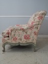 70583: Pair Louis XV Style Upholstered Paint Decor