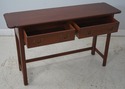 LF70575: Bench Made Cherry Chippendale 2 Drawer So