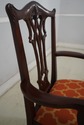 L70601: Set of 8 MAITLAND SMITH Carved Mahogany Di