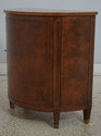 70616: BAKER Attributed Demilune 1 Door Mahogany C
