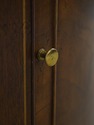 70616: BAKER Attributed Demilune 1 Door Mahogany C