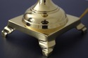 LF70606: Pair Solid Brass Candlestick Form Table L