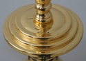 LF70606: Pair Solid Brass Candlestick Form Table L