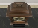 F57642EC: German Bracket Foot Mantle Clock