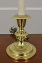 F57640EC: BALDWIN Brass Candlestick Table Lamp w. 