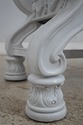 66110EC: Stunning Carved Painted Window Bench - Ne