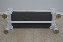 66110EC: Stunning Carved Painted Window Bench - Ne