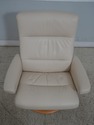 F66126EC: EKORNES STRESSLESS Creme Leather Recline