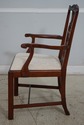 66145EC: BAKER Chippendale Mahogany Open Armchair