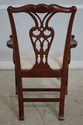 66145EC: BAKER Chippendale Mahogany Open Armchair