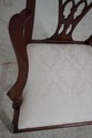 66145EC: BAKER Chippendale Mahogany Open Armchair