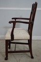 66140EC: Pair HICKORY CHAIR CO Carved Mahogany Roc