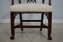 66140EC: Pair HICKORY CHAIR CO Carved Mahogany Roc