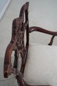 66140EC: Pair HICKORY CHAIR CO Carved Mahogany Roc