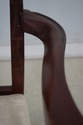 66140EC: Pair HICKORY CHAIR CO Carved Mahogany Roc