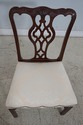 66148EC: BAKER Chippendale Style Carved Mahogany S