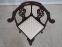 66268EC: HENKEL HARRIS Ball & Claw Mahogany Corner