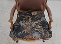 65676EC: Pair French Louis XV Newly Upholstered Ar