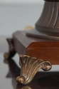 LF66253EC: Pair Neoclassical Style Wood Urn Table 