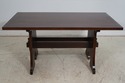 66112EC: STICKLEY Mission Oak Trestle Dining Room 