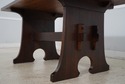 66112EC: STICKLEY Mission Oak Trestle Dining Room 