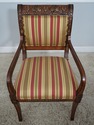 62144EC: Pair COUNCILL Regency Style Striped Uphol