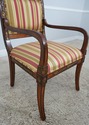 62144EC: Pair COUNCILL Regency Style Striped Uphol