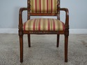 62144EC: Pair COUNCILL Regency Style Striped Uphol