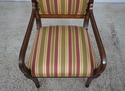 62144EC: Pair COUNCILL Regency Style Striped Uphol