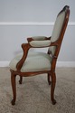 62146EC: Pair French Louis XV Carved Open Armchair