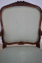 62146EC: Pair French Louis XV Carved Open Armchair