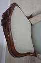 62146EC: Pair French Louis XV Carved Open Armchair