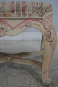 70653: Pair French Louis XVI Carved Paint Decorate