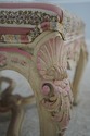 70653: Pair French Louis XVI Carved Paint Decorate