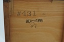 L70638: STICKLEY Federal Style Mahogany Pembroke L