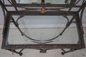 70688: LABARGE Wrought Iron Mirrored Hall Console