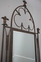 70688: LABARGE Wrought Iron Mirrored Hall Console