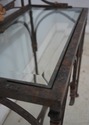 70688: LABARGE Wrought Iron Mirrored Hall Console