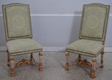 L70682: Set of 8 Vintage French Painted Finish Uph