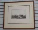 F70655: Set of 7 Vintage Framed Colored Engravings