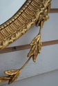 70701: FRIEDMAN BROTHERS Oval Gold Gilt Adams Mirr