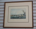F70655: Set of 7 Vintage Framed Colored Engravings